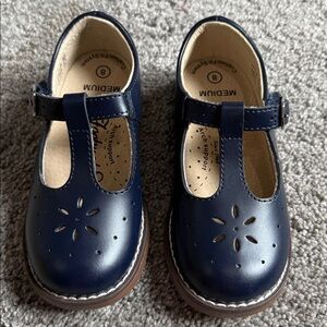 Navy Blue Mary Jane Shoes Footmates Brand New